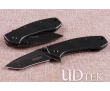  Kershaw 1555T fast opening black Titanium handle hunting knife UD405237